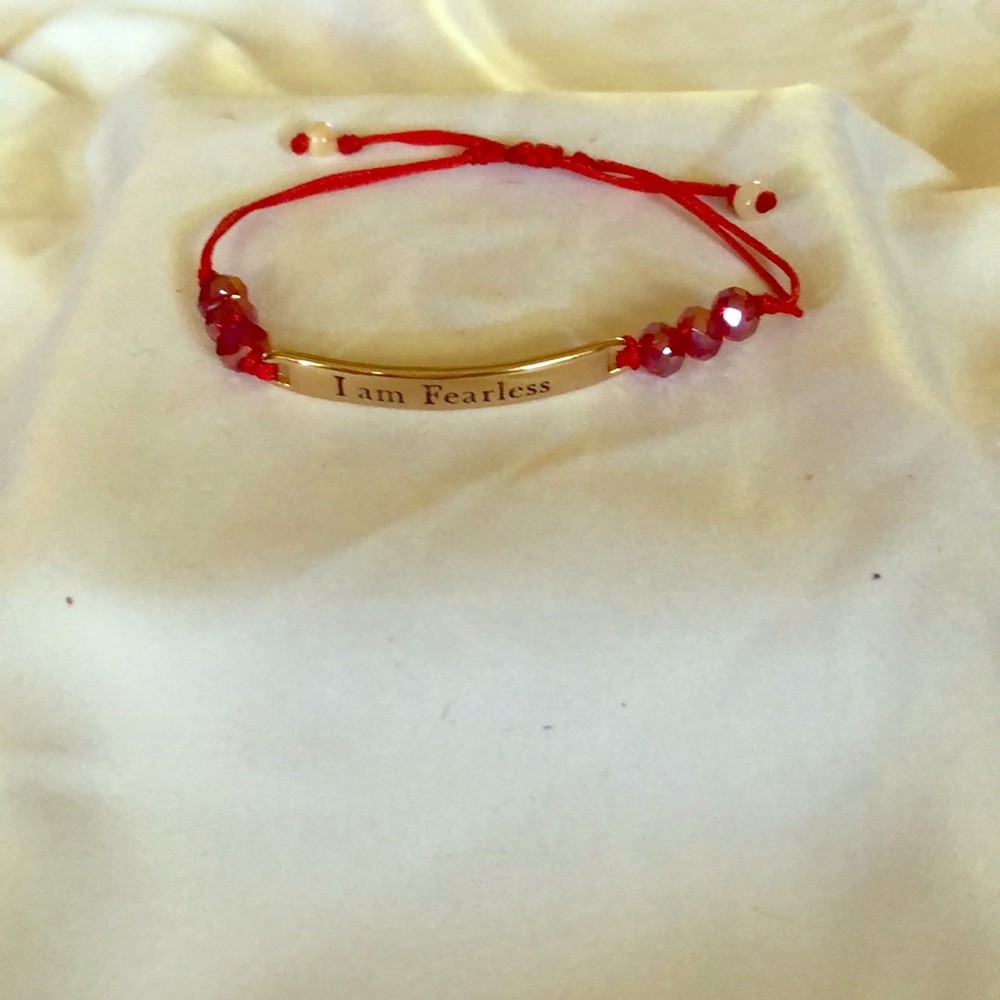 I am bracelet red